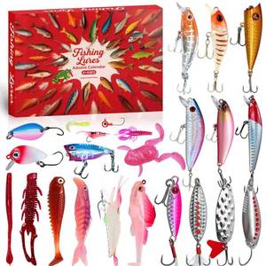 lot 31961 image: Fishing Advent Calendar 2025 24 Days Christmas Countdown