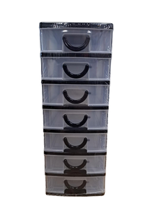 lot 31992 image: Small Plastic 7 Tier Organizer 14 In