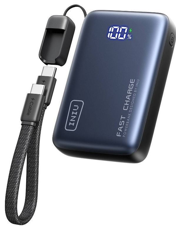 lot 23861 image: INIU Pocket Pro 45W 10000 Powerbank - Black
