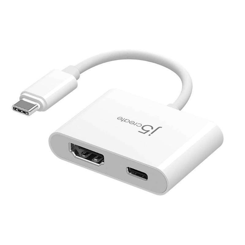 lot 23891 image: j5create USB-C to 4K HDMI with Power Delivery Adapter 3.23ft Male-To-Female Connector