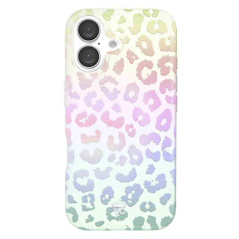 lot 30523 image: VELVET CAVIAR iPhone 16 MagSafe Case - White Opal Leopard Plastic, Ombre Design