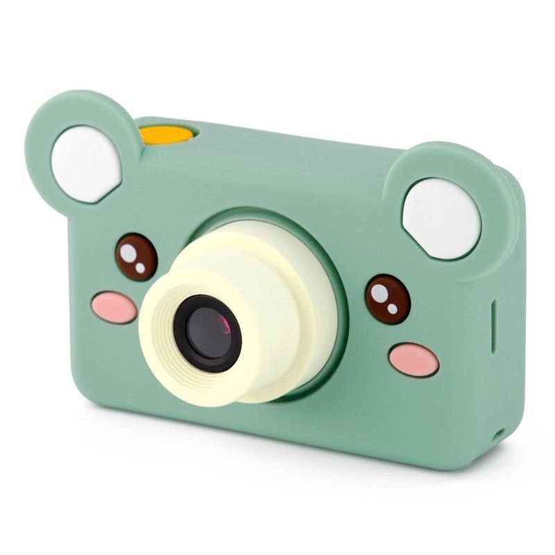 lot 30614 image: Kidamento Digital Camera for Kids - Mikayo the Bear 8MP, USB-C, 2 EVF, 32GB Storage - Retail $70