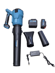 lot 837 image: STORM MACHINE 21V Cordless Leaf Blower Kit with Batteries