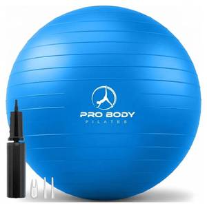 lot 4047 image: ProBody Pilates Exercise Ball - Multiple Sizes Gym Grade Balance Ball for Fitness, Yoga, Workout, Pregnancy & Physical Therapy - Retail $0