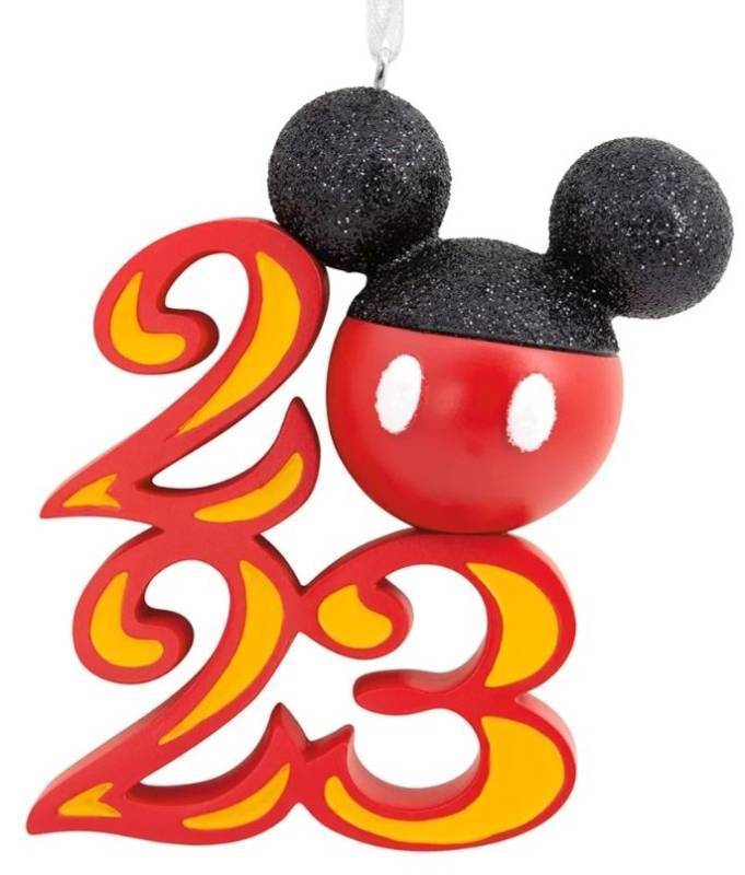lot 31493 image: Hallmark Disney Mickey Mouse Icon 2023 Christmas Ornament