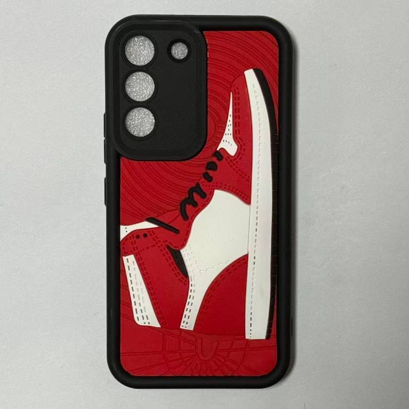 lot 31498 image: Youzzan Cool Luxury Phone Case for Samsung Galaxy S22 Case for Boys,Men 3D Classic Sneaker Design, Aesthetic Street Style Offers Full Body Drop Protection Compatible with Samsung Galaxy S22 Red