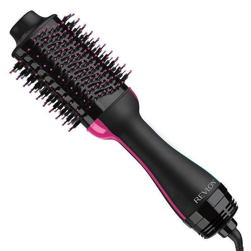 lot 13862 image: Revlon One-Step Volumizer Hair Dryer and Hot Air Brush - Black