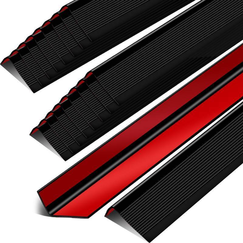 lot 206 image: 18 Pcs Rubber L-Type 36 Stair Nosing Cuttable Windows Sill Protector Rubber Anti-Scratching