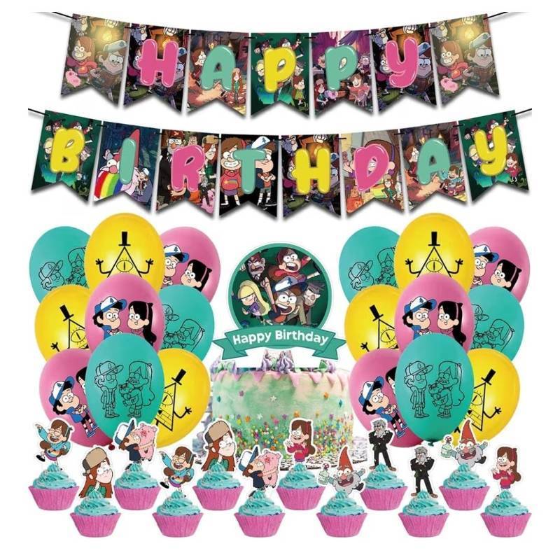 lot 271 image: Gravity Falls Birthday Party Supplies