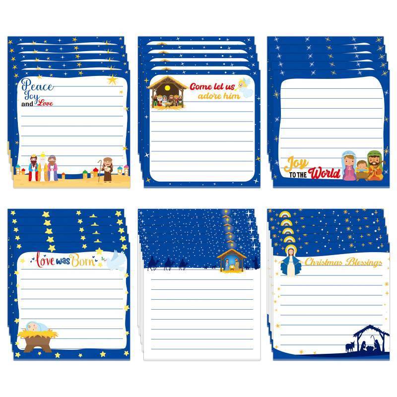 lot 31672 image: 30 Pack Navitity Sticky Notes - 600 Sheets