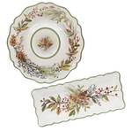 Certified International Winters Forest Melamine 2 Pc Appetizer/Serving Set - RTtail: $64