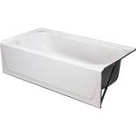 Bootz 14.25 in. H X 30 in. W X 60 in. L White Bathtub - Retail: $299