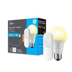 lot 864 image: GE CYNC A19 Wire-Free Light Bulb Soft White - Retail $42