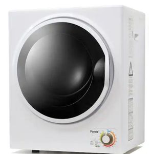 1.50 cu. ft. White and Black Electric Compact Portable Laundry Dryer - Retail: $198