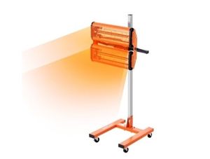 lot 2348 image: VEVOR Infrared Curing Lamp, 2200W 1-60 min Timing, Auto Heating Car Curing Light with Bracket, 5.17 sq.ft Baking Area Spray Baking Booth Heaters, Paint Dryer for On-Site Repair, Engine Drying - Retail $193