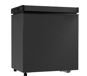 1.8 cu. ft. Manual Defrost Chest Freezer with Removable Basket, Adjustable Thermostat for Garage/Basement/Dorm in Black - Retail: $280