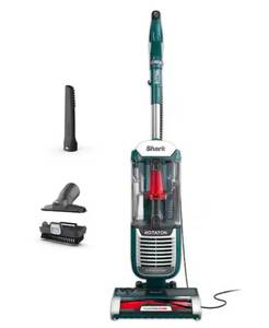lot 2370 image: Rotator Swivel Pro Bagless Corded HEPA Filter Upright Vacuum for Multisurface, Carpet & Hardwood Wood Laminate in Green - Retail $249