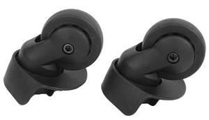 lot 9205 image: Luggage Wheel, 1 Pair Suitcase Caster Replacement Wheels 360 with Screw Swivel
