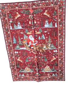 lot 876 image: Christmas Scene Area Rug Set of 2, 24in x 35in