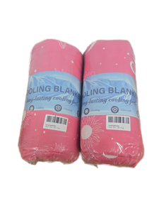 lot 878 image: Ultra-soft Pink Cooling Blanket Set