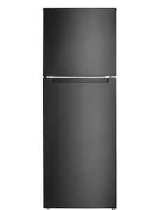 lot 2386 image: 10.1 cu. ft. Top Freezer Refrigerator in Black, Garage Ready - Retail $479
