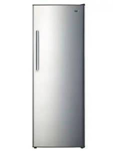 lot 2388 image: 24 in. 11 cu. ft. Convertible Auto Defrost Garage Ready Upright FreezerRefrigerator in Stainless Steel, Energy Star - Retail $499
