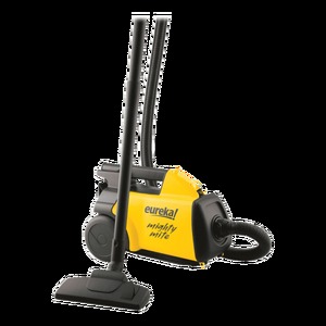 lot 2395 image: Eureka Mighty Mite Canister Vacuum Cleaner - 360 Hose Swivel (Missing Accessories) - Retail $112