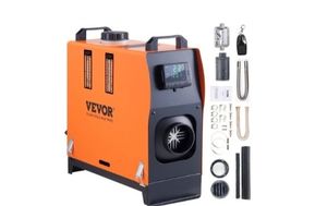 lot 2401 image: VEVOR Diesel Air Heater, 12V 5KW All-on-one Diesel Heater with Remote Control and LCD, 5L Fuel Tank Portable Diesel Parking Heater, Rapid Heating for RV Trailer Camper Van Boat - Retail $78