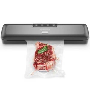 lot 2413 image: Black Food Vacuum Sealer Machine with Storage Bags