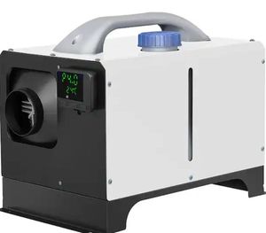 lot 2414 image: VEVOR Diesel Air Heater 8KW Parking Heater 12V Truck Heater, One Air Outlet, with Black LCD Switch, Remote Control, Fast Heating Compact Diesel Heater, For Car, RV Truck, Boat, Campervans, Caravans - Retail $186
