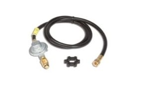 lot 2424 image: Mr. Heater 12-Feet Hose Regulator Assembly with Restricted Flow Soft Nose P.O.L.