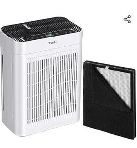 lot 2441 image: Air Purifiers for Home Large Room Bedroom and MK-AP01 Air Purifier Filter - Retail $110