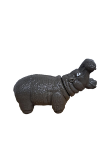 lot 4127 image: Indestructible Hippo Dog Toy