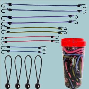 lot 4170 image: Yelier Bungee Cords Colorful and Multidimensional 14-Piece, 1,75lb, UV Resistant