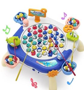 lot 4174 image: Toy Counting STEM Set Fishing Game for KidsToddlers