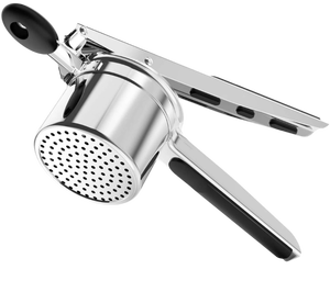 lot 9223 image: Stainless Steel Potato Ricer with Interchangeable Discs
