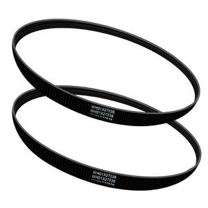 lot 9237 image: Washer Drive Belt 2 Pack - Fit for GEKenmore Clothes Washing Machine -Replace Part Numbers AP6328256, 4587903, PS12299369, WH01X27538