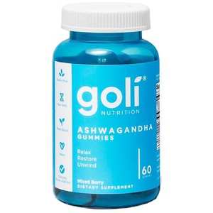 lot 9239 image: Goli Nutrition Ashwagandha Gummies  Mixed Berry Flavor 60 Count BEST BY 102027