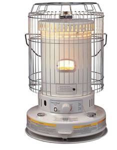 lot 16700 image: Portable Convection Kerosene Heater Provides 23,800 Btus of Warmth - Retail $202