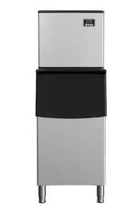 22.2 in. 400 lbs./24H Full Size Cube Ice Commercial Freestanding Ice Maker in Stainless Steel, and Overflow alert - Retail: $1,100