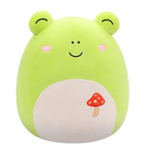 lot 4254 image: Squishmallows Original 14-Inch Wendy Green Frog with Mushroom Embroidery - Official Jazwares Plush (Large)