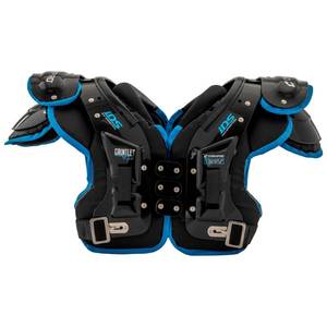 lot 4259 image: CHAMPRO Gauntlet II Football Shoulder Pads, Medium,Black