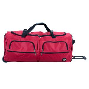 lot 4263 image: Rockland Rolling Duffel Bag, Red, 36 - Retail $43