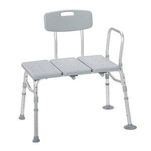 lot 4275 image: Drive Medical Tub Transfer Bench for Bathtub  350 Lb Capacity - Retail $52