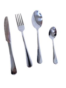lot 9347 image: Stainless Steel Flatware Set - 24 Piece Service