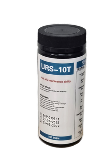 lot 9350 image: URS-10T Urinalysis Reagent Test Strips - 2 Count EXPIRES 03022027