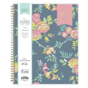 lot 9371 image: Blue Sky Day Designer 2025-2026 Weekly and Monthly Academic Year Planner Calendar  July 2025 - June 2026  8.5  x 11