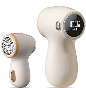 lot 9394 image: Fabric Shaver Lint Remover, Rechargeable Sweater Defuzzer with 5 Leaf Stainless Steel Blades
