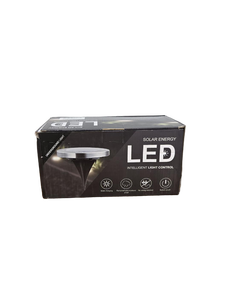lot 9397 image: 8 Pack Solar Ground LED Disk Lights