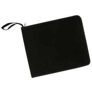 lot 9410 image: 3 Count of US Art Supply 48 Slot Zippered Nylon Pencil Carry Case - Size 11.4  x 7.6  x1.4
